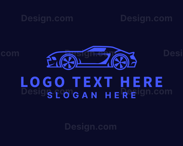 Racing Car Automobile Logo