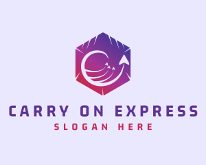 Express Arrow Package Logistics logo design