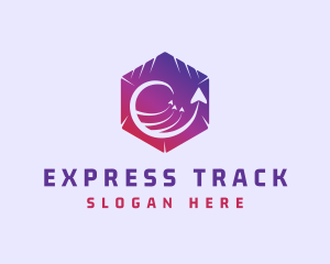 Express Arrow Package Logistics logo design