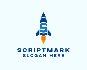 Gaming Rocket Letter S logo design