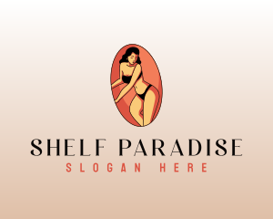 Sexy Pinup Woman Logo