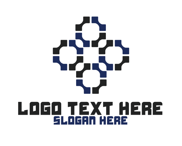 Pixelation logo example 3