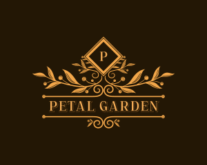 Floral Wedding Event logo design