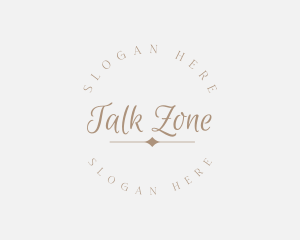 Round Cursive Business Logo