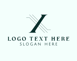 Corporate Legal Firm Letter X logo