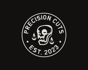 Skull Tattoo Seal logo design