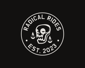 Skull Tattoo Seal logo design