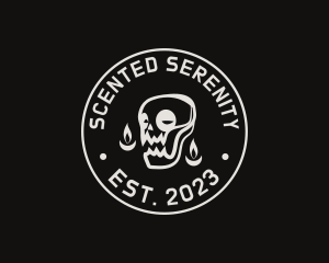 Skull Tattoo Seal logo design