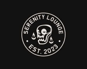 Skull Tattoo Seal logo design