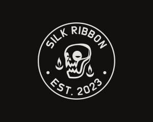 Skull Tattoo Seal logo design