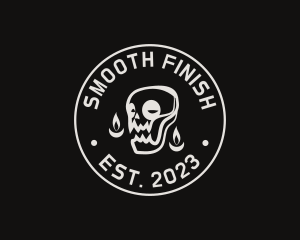 Skull Tattoo Seal logo design