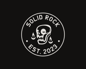 Skull Tattoo Seal logo design