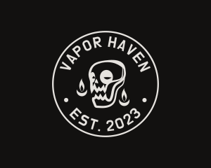 Skull Tattoo Seal logo design