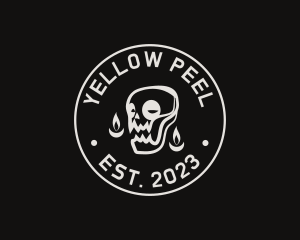 Skull Tattoo Seal logo design