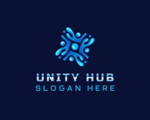 People Unity Partnership logo design