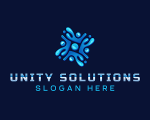 People Unity Partnership logo design