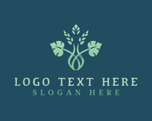 Eco Garden Leaf logo