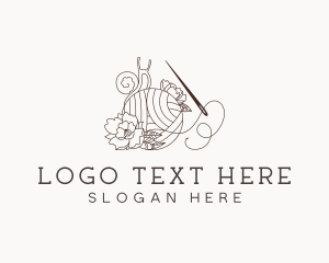 Floral Sewing Tailor logo