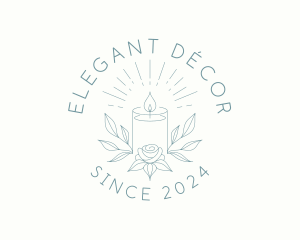 Scented Candle Decor logo design