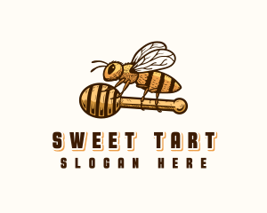 Honey Bee Dipper logo design