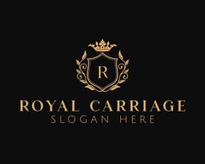 Royalty Wreath Crown logo design