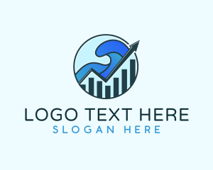 Graph Stock Wave logo