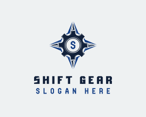 Gear Compass Mechanic logo design