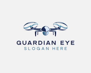 Security Surveillance Drone  logo design