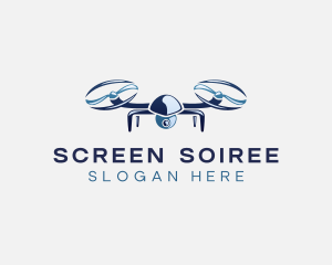 Security Surveillance Drone  logo design