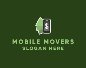 Mobile Money Online logo design