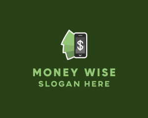 Mobile Money Online logo design