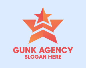 Orange Double Star  logo design