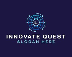 Globe Technology Innovation logo design