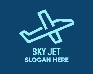 Blue Jet Takeoff logo