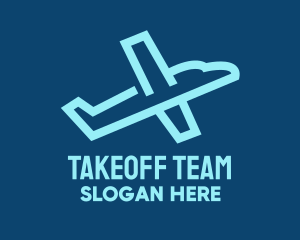 Blue Jet Takeoff logo