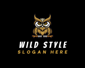 Wild Bird Owl logo design