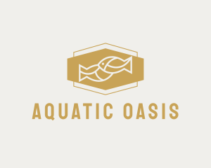 Marine Aquatic Fish  logo design