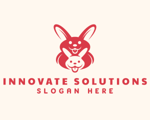 Red Happy Bunny logo