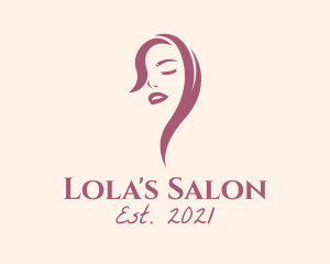 Female Hairstylist Salon logo design