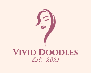 Female Hairstylist Salon logo design