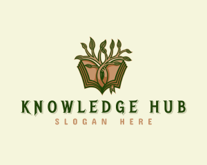 Tree Wisdom Book logo design