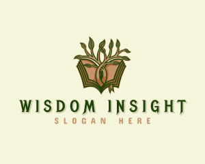 Tree Wisdom Book logo design