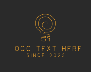 Gold Bulb Lamp logo