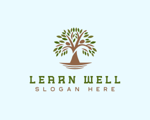 Community Wellness Tree logo design