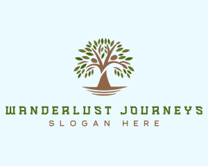 Community Wellness Tree logo design