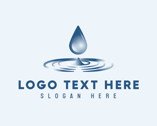 Water Droplet Ripple logo