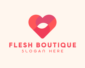 Love Heart Dating Boutique  logo design