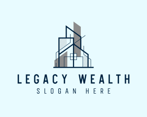 House Building Cityscape Logo