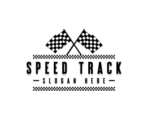 Race Flag Competition logo design