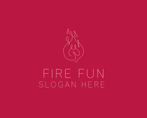 Heat Fire Flame logo